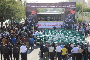 پذیرایی از زوار در مرز شلمچه با همکاری خیرین انجام می شود