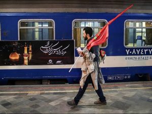 رام‌های قطار راه‌آهن اراک در اربعین امسال ۱۰۰ درصد افزایش یافت