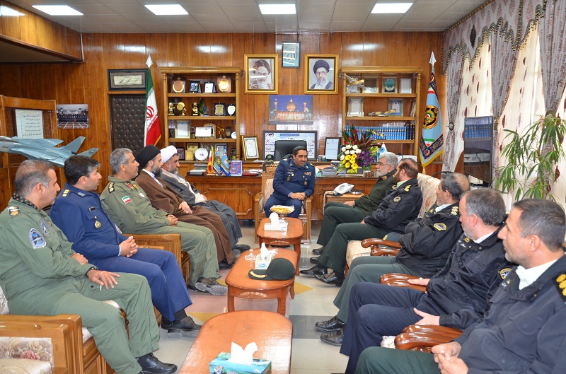 دیدار فرمانده انتظامی فارس با فرمانده پایگاه هوایی شهبد دوران 