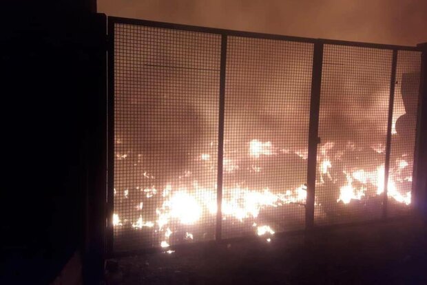 پرتاب مواد محترقه و آتش زا در مقابل دادگاه انقلاب اسلامی شیراز