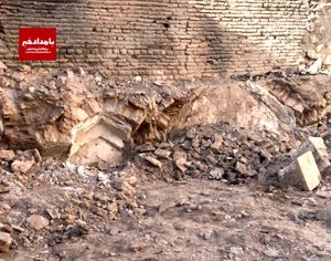 یک سازه قدیمی در بافت تاریخی‌فرهنگی شهر شیراز کشف شد