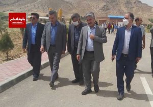 بازدید مدیر کل محیط زیست از تصفیه خانه فاضلاب غرب وشرق صدرا آبفا شیراز