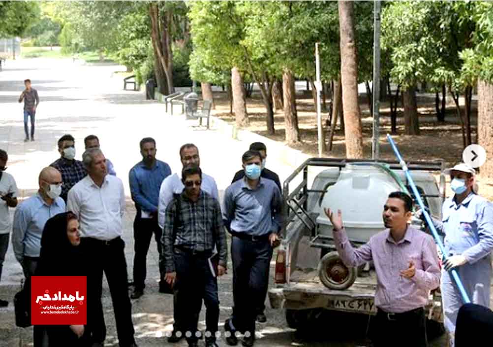برگزاری دوره آموزشی مبانی سمپاشی به همت سازمان سیما، منظر و فضای سبز شهری شهرداری شیراز