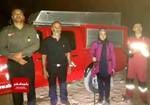 کوهپیمای جوان در کوه گرفتار شد