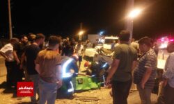 سه کشته و زخمی در تصادف شدید پلیس راه شیراز سپیدان