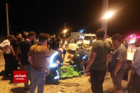 سه کشته و زخمی در تصادف شدید پلیس راه شیراز سپیدان
