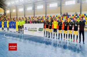 بازی دوستانه تیم ملی فوتسال عراق با صنایع شیمیایی فارس برگزار شد