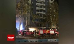 شکیل پرونده قضایی برای آتش سوزی در آپارتمان پنج طبقه
