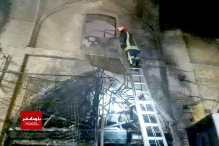 آتش نشانان شیراز؛ ناجی بازار وکیل شدند