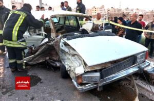 مصدومیت چهار سرنشین در اثر حادثه رانندگی