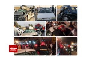 حادثه رانندگی در جاده کمربندی ۵ شهروند را راهی بیمارستان کرد