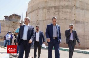 بازدید مدیر کل دیوان محاسبات استان فارس از تصفیه خانه های فاضلاب شماره ۲ شیراز و غرب صدرا