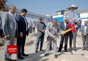 کلنگ زنی خط بیسکوئیت، و افتتاح خط اسنک همراه با معرفی ۲۰ قلم کالای جدید شرکت مینو فارس