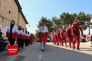 اعزام تیم‌های واکنش سریع و بالگرد هلال‌احمر فارس به بندرعباس